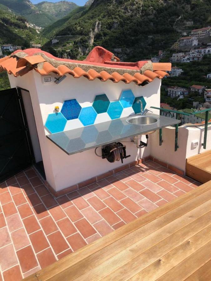 La Casa Sul Monte Lägenhet Minori Exteriör bild