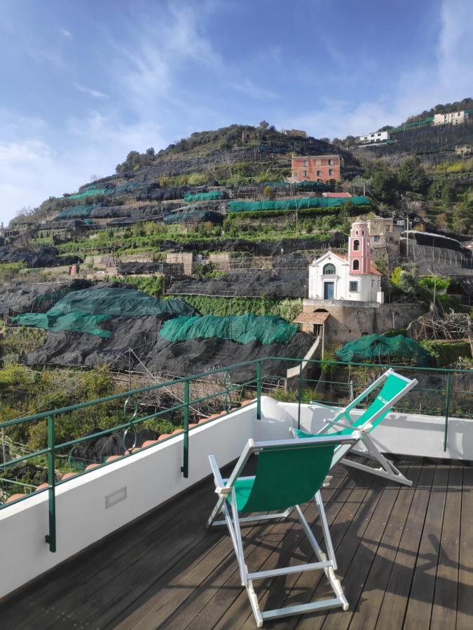 La Casa Sul Monte Lägenhet Minori Exteriör bild