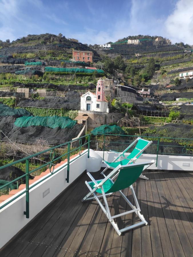 La Casa Sul Monte Lägenhet Minori Exteriör bild