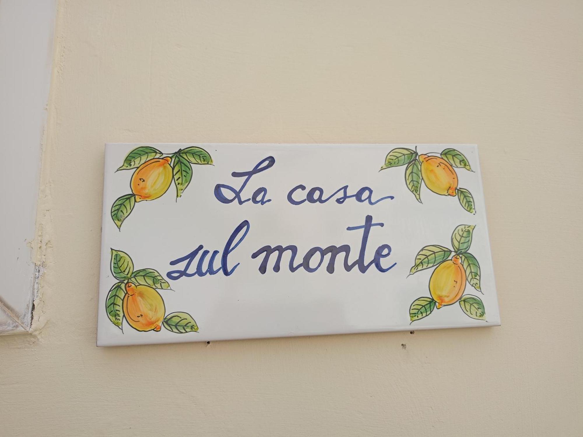 La Casa Sul Monte Lägenhet Minori Exteriör bild